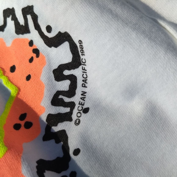 Vtg '89 OP Surf long sleeve - Picture 4 of 6